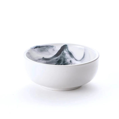 Small Porcelain Cereal Bowls - Set of 2