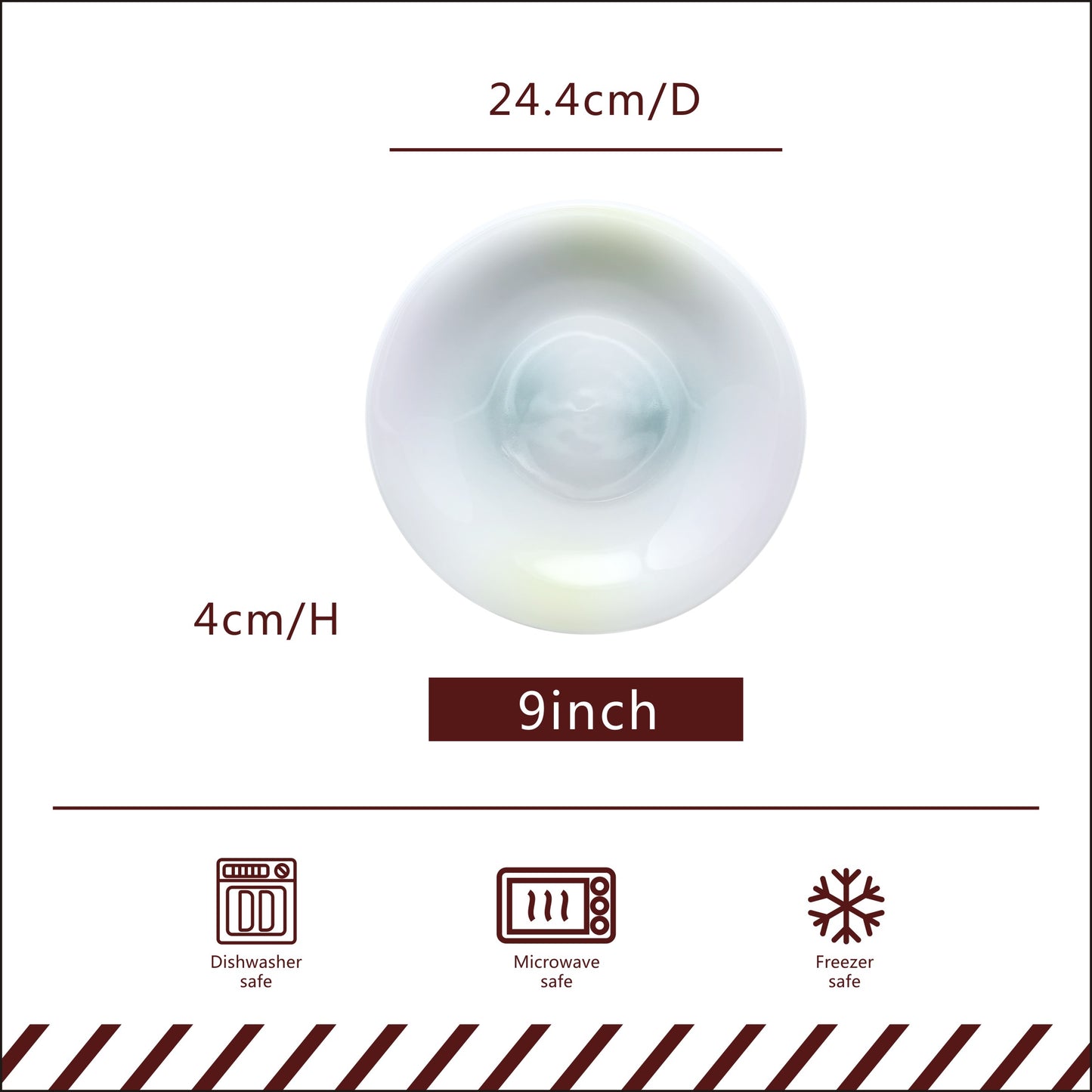 Dinnerware Tableware Set Serving Plate Deep Plate Spaghetti Plate