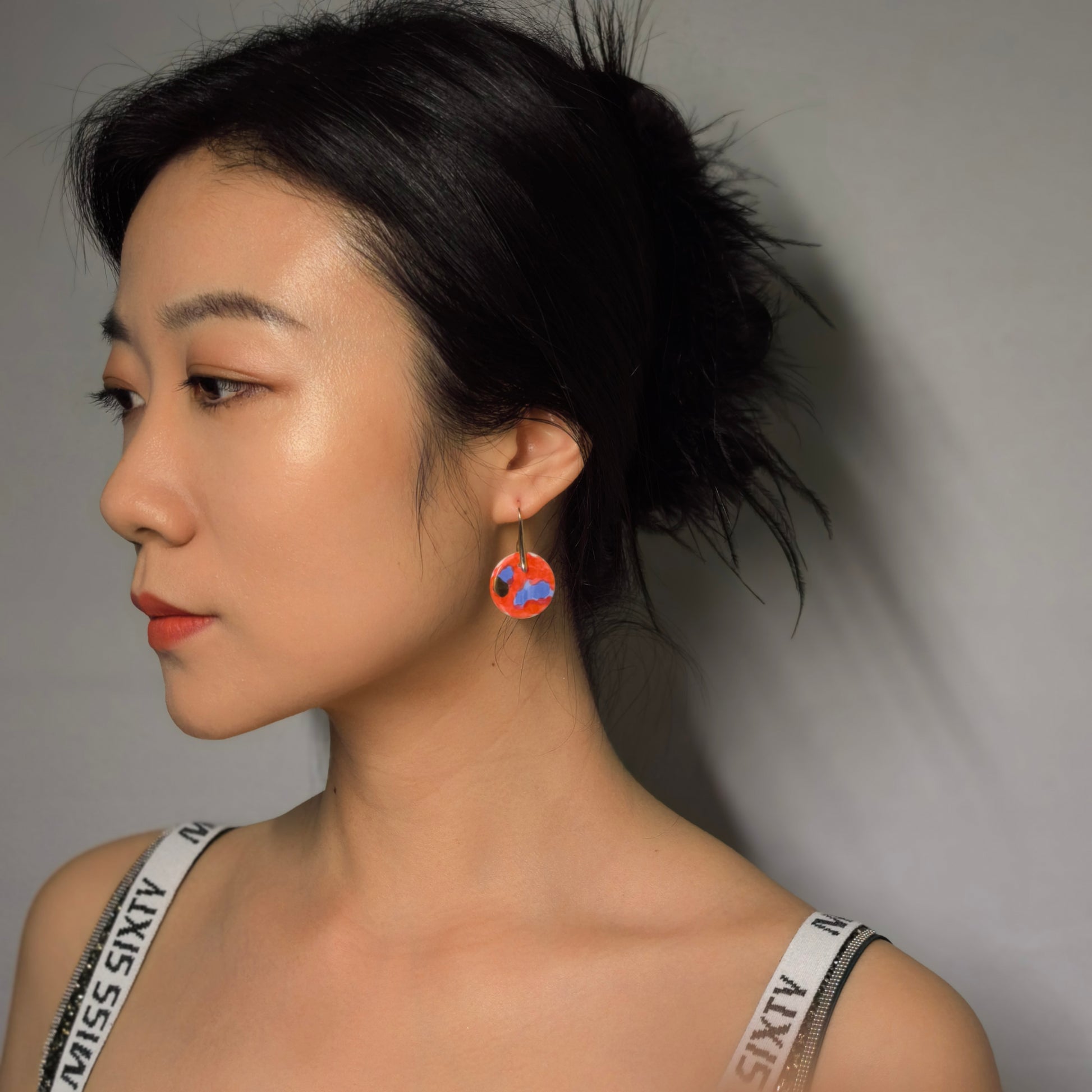 Dangle Earring-Handmade-Ceramic-Stylish