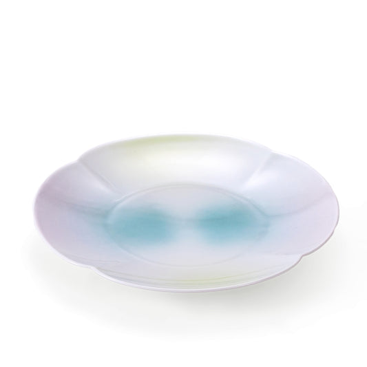 Colorful Four Leaf Clover Dessert Plate