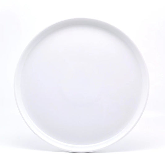 White Round Porcelain Dinner Plate