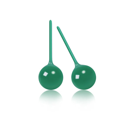 Ceramic Stud Earrings - Green | Buy 2 Get 1 Free