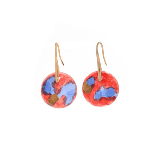 Color Intrigue Dangle Earrings - Passion