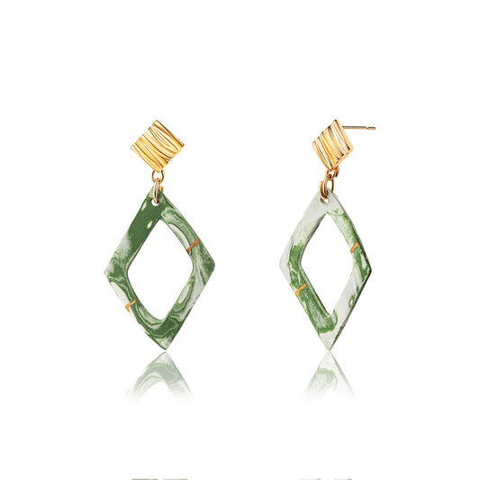 Drop Earring-Rhombus