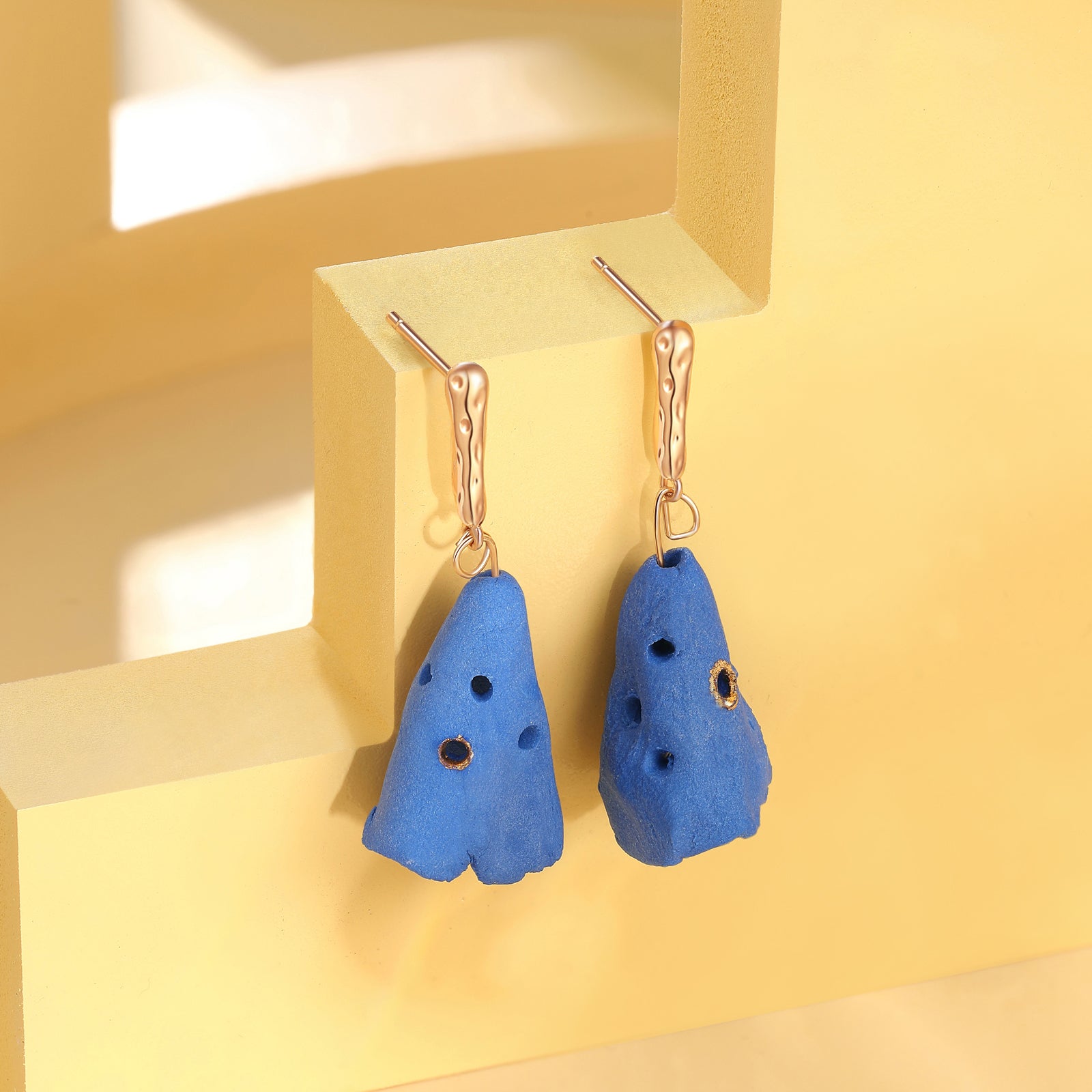 Fashion Jewelry-Stylish Drop Earring-Ceramic-Handmade