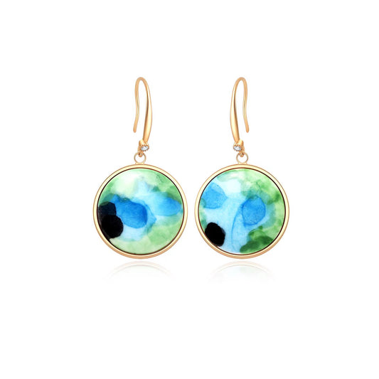 Color Intrigue Dangle Earrings- Landscape