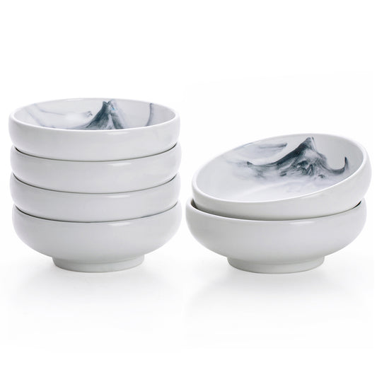 Small Porcelain Dipping Bowls - Set of 6